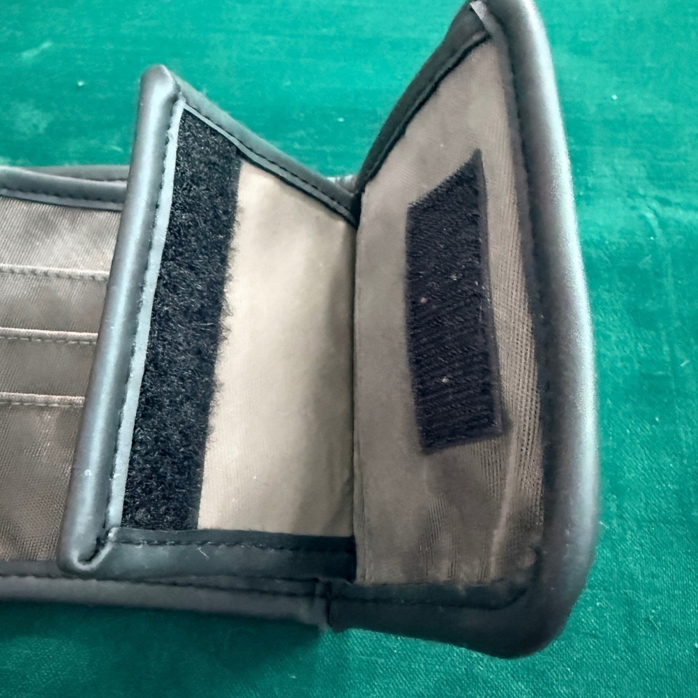 POLO SPORT Ralph Lauren Mens Trifold Wallet Khaki Nylon Velcro Closure - Picture 6 of 10